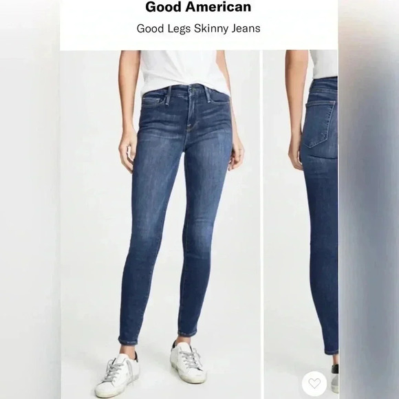 Good American Good Legs Skinny Jeans Size 28 - Picture 4 of 6
